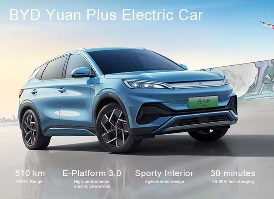 2024 Byd Yuan PRO Ηλεκτρικό αυτοκίνητο με μέγιστη ροπή 310 Nm και σύστημα ψυχαγωγίας αυτοκινήτου
