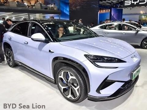 2024 Byd Sea Lion 07 EV Καθαρό ηλεκτρικό μεσαίου μεγέθους SUV με χωρητικότητα μπαταρίας 71,8 Kwh