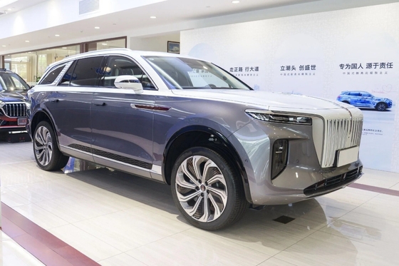 Hongqi E-HS9 2022 Ηλεκτρικό αυτοκίνητο 460km 7 Κόκκινη δοκιμαστική κίνηση Ηλεκτρομαγνητικό σύστημα πέδησης
