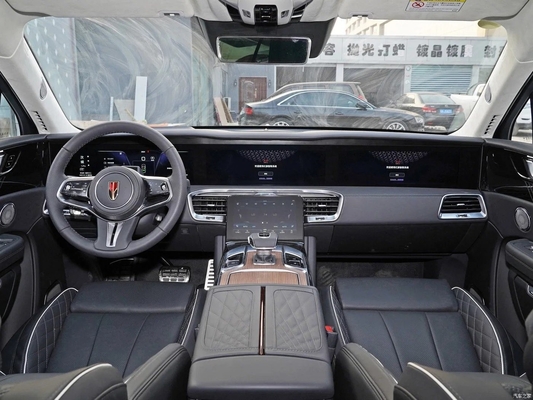 2023 Hongqi E-HS9 6 θέσεων Διπλό Χρώμα Αγγλική έκδοση EV Αυτοκίνητο SUV Περιοχή Αυτοματοποιημένο κιβώτιο ταχυτήτων