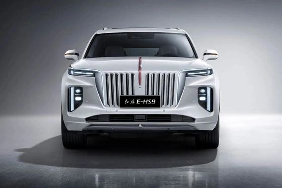 2023 Hongqi E-HS9 6 θέσεις με διπλό χρώμα και αγγλική έκδοση EV Car SUV Range