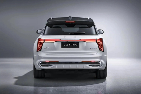 Γκρίζο χρώμα 2023 Hongqi E-HS9 Car Body EU Charger DC 690km Σημαία Yue Edition Επτά θέσεις